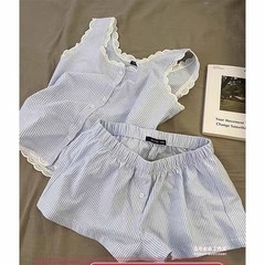 フランス式の純粋な欲望風の甘いレースのストラップパジャマ