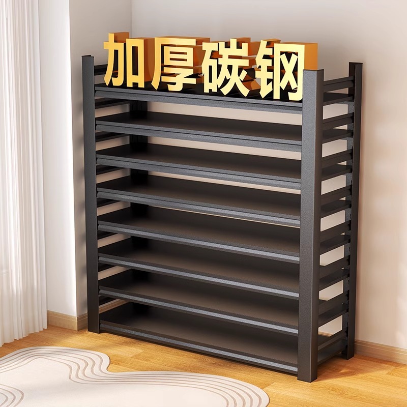 玄関の家庭用靴ラック多層床から天井までの収納ラックシンプルな玄関ドア屋内靴キャビネットスチール収納ラック|undefined