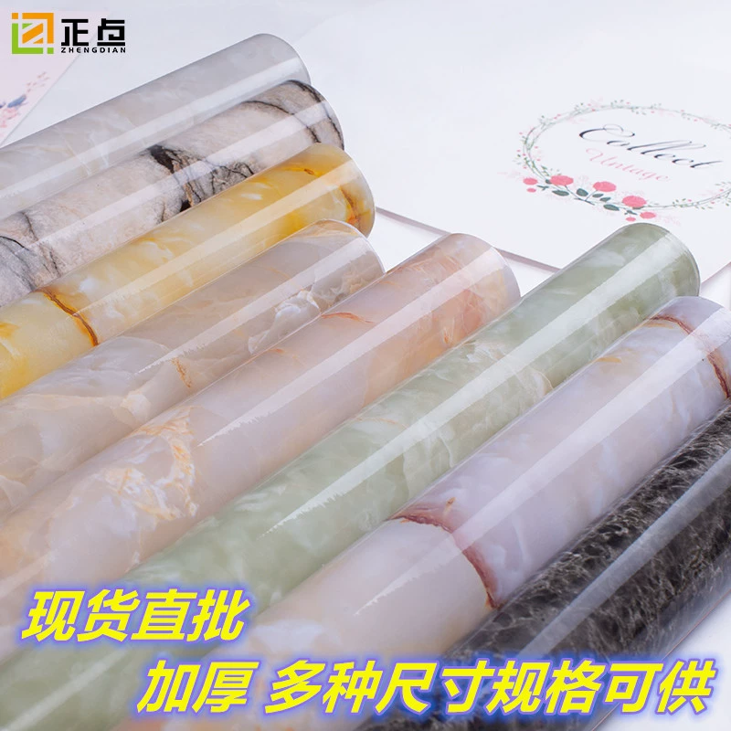 Имитация мраморных обоев самоклеящаяся кухонная маслостойкая наклейка водостойкая Гостиная Ванная комната Наклейка утолщенные обои на стену