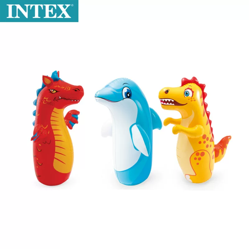 Кукла INTEX Роли-поли, надувная игрушка-боксер для отдыха, 3D