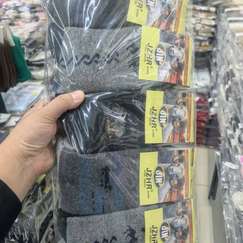 Autumn and winter socks South Korea men's socks alpaca wool minus 40 still warm