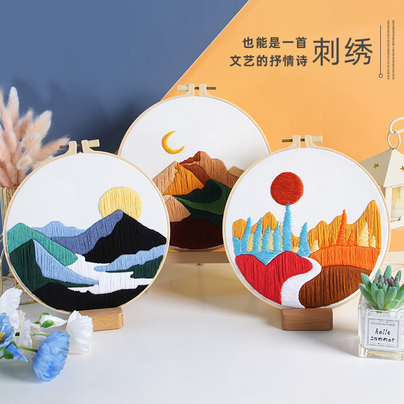 Ventas directas de fábrica transfronterizas para series de bordado para principiantes