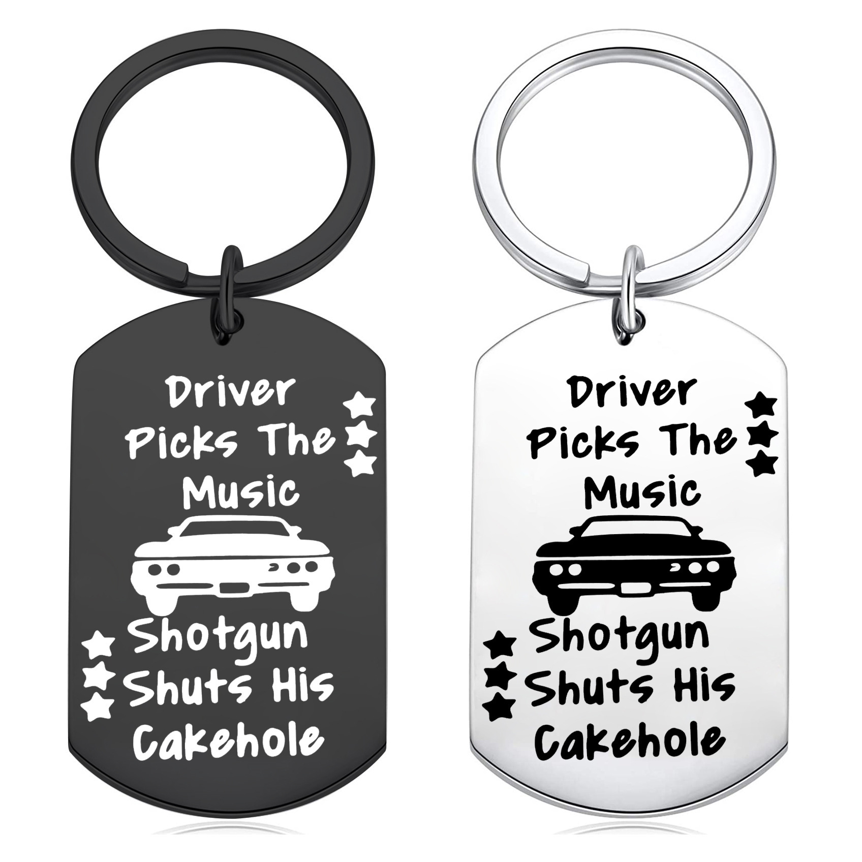 Winchester MUSIC DRIVER PICKS THE MUSIC SHOTGUN cuts stainless steel keychain