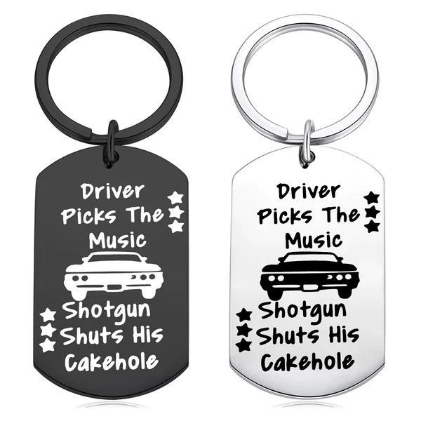 Winchester MUSIC DRIVER PICKS THE MUSIC SHOTGUN cuts stainless steel keychain