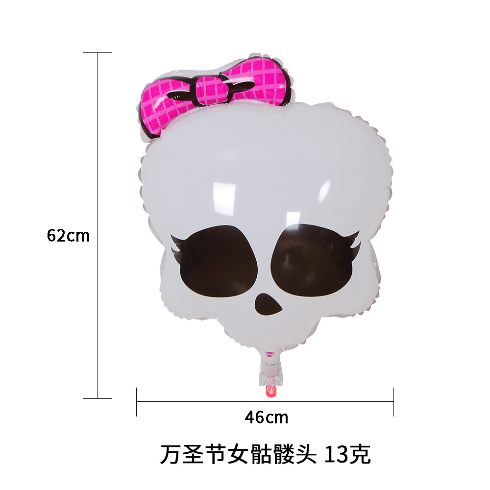 Calavera femenina de Halloween