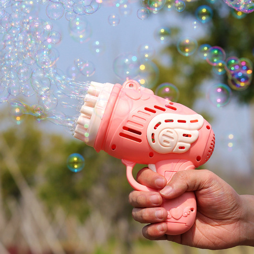 Wholesale bubble machine for street stalls on National Day, children's bubble sticks, electric bubble guns, children's toys, street stalls in the park 