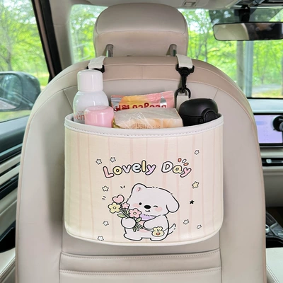 Storage Car Tissue Box Hanging: Car storage bag/box - storage-bucket-puppy-bouquet