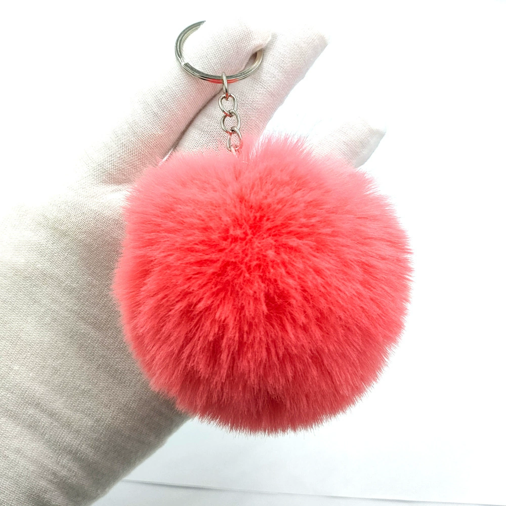 Multicoloured puffer ball, keychain with accessories, (Physicals), 8cm, DIY