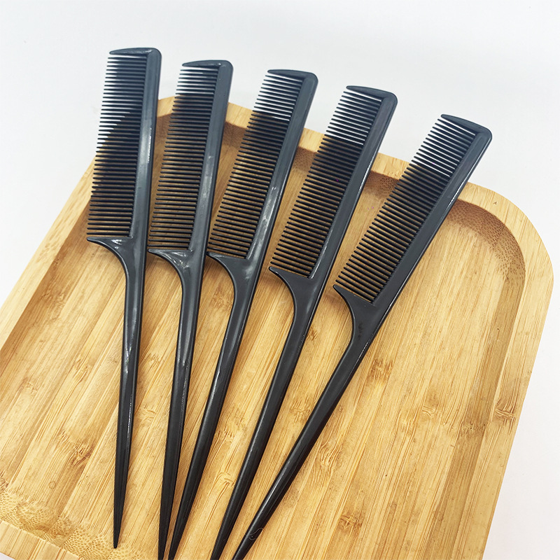 尖头梳尖尾梳子美发挑梳打毛盘发梳理发剪发梳长发尖尾梳|ru