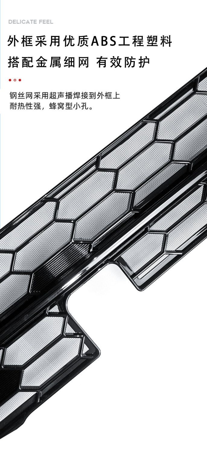 Suitable for 2325 Honda Breeze, insect-proof mesh grille trim, front face decorative frame, radiator modification accessories 2025