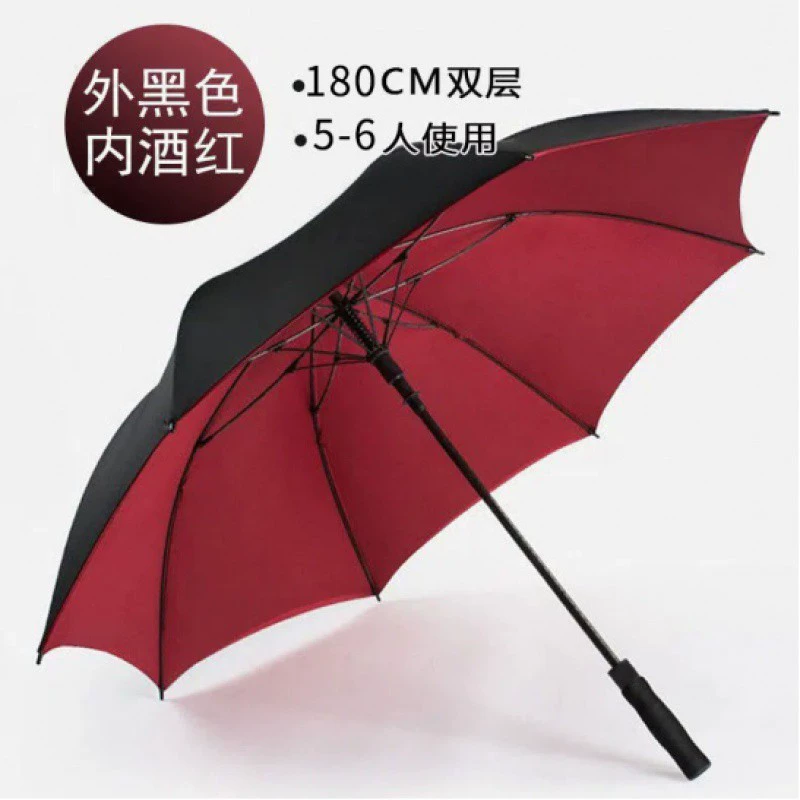 Big double-layer durable automatic extra large umbrella for men and women