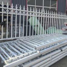 小区外墙铝艺护栏 优质小区别墅高档铝合金栏杆铝合金大门