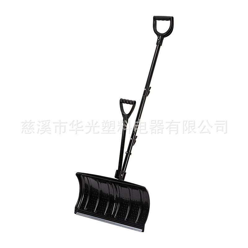 21英寸推雪铲 双杆双柄人体工程学省力免弯腰 塑料雪铲G811-XL