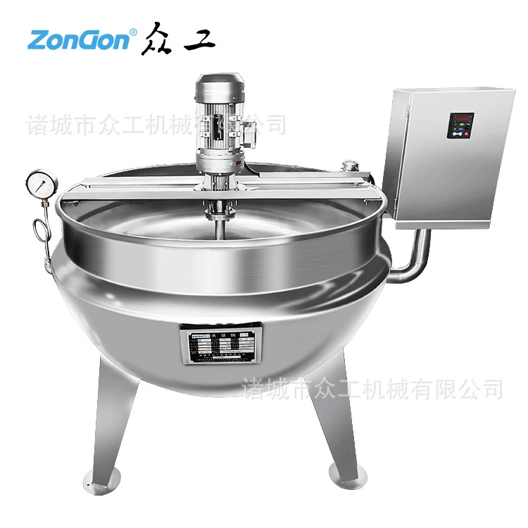 Опрокидывать сэндвич тушеный горшок Нержавеющая сталь перемешивание сэндвич горшок пищевое масло сэндвич горшок поставка фабрики