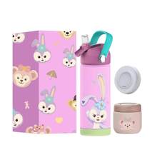 跨境热销太空壶500ml不锈钢水杯保温杯双层真空可印图案吸管杯