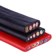 廠家直供科越硅橡膠扁電纜YGCB特種耐高溫電纜3芯硅橡膠扁電纜