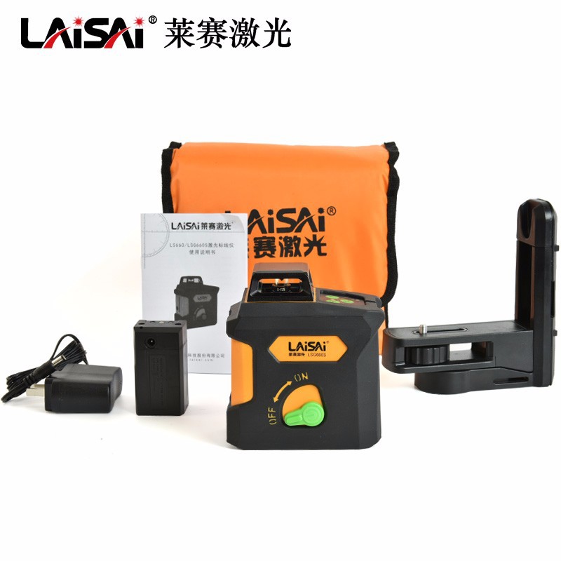 LAiSAi莱赛绿光水平仪5线LSG660S激光标线仪高精度自动打线抹灰打