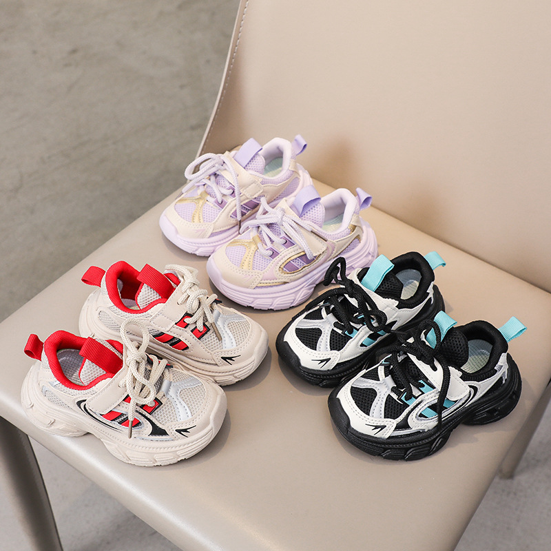Mother & Kids Children's Leather Running Shoes Soft Sole Casual Dad Shoes Spring Style For Boys And Girls For Formal & Casual_voghion.com