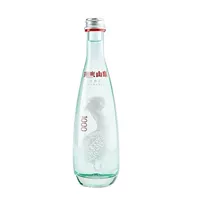Трансграничная бестселлерная стеклянная бутылка минеральной воды Evian, такой же стиль, как бутылка чистой воды Nongfu Sanquan, 3D-печать может печатать логотип