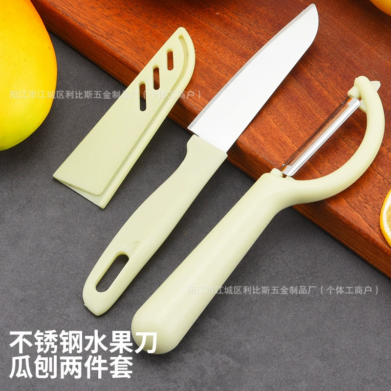 Set stainless steel, universal sharp pocket knife
