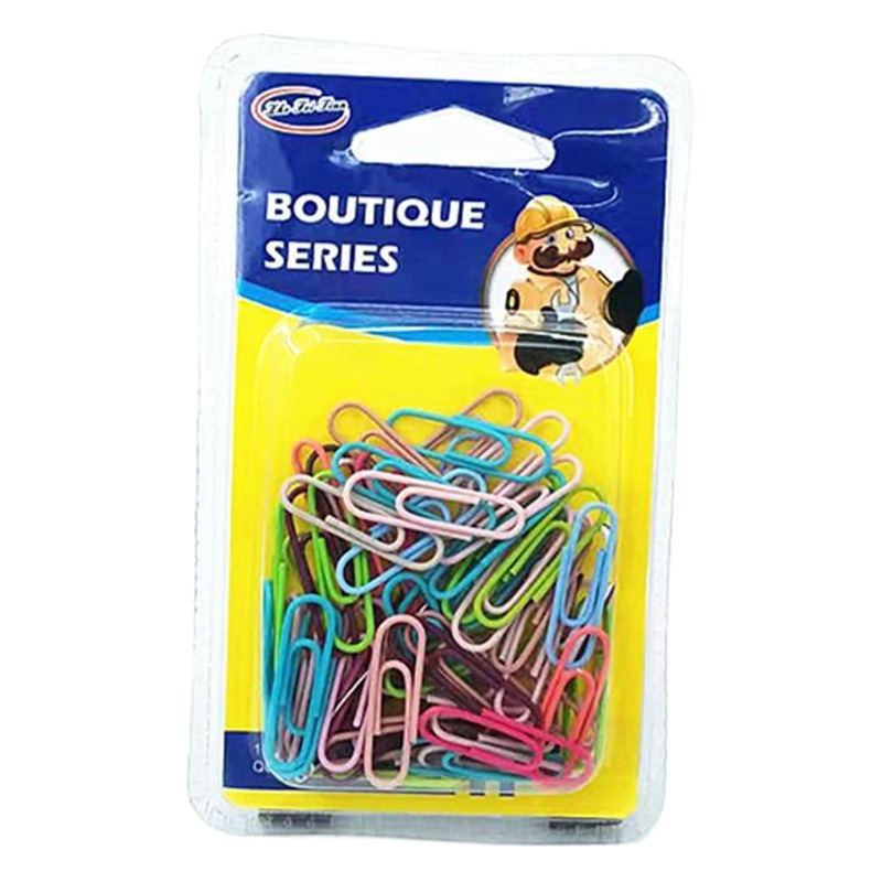 Venta al por mayor metal pin plata pin Tarjeta de succión 40 paquete pin color clip de papel al por mayor dos yuanes tienda