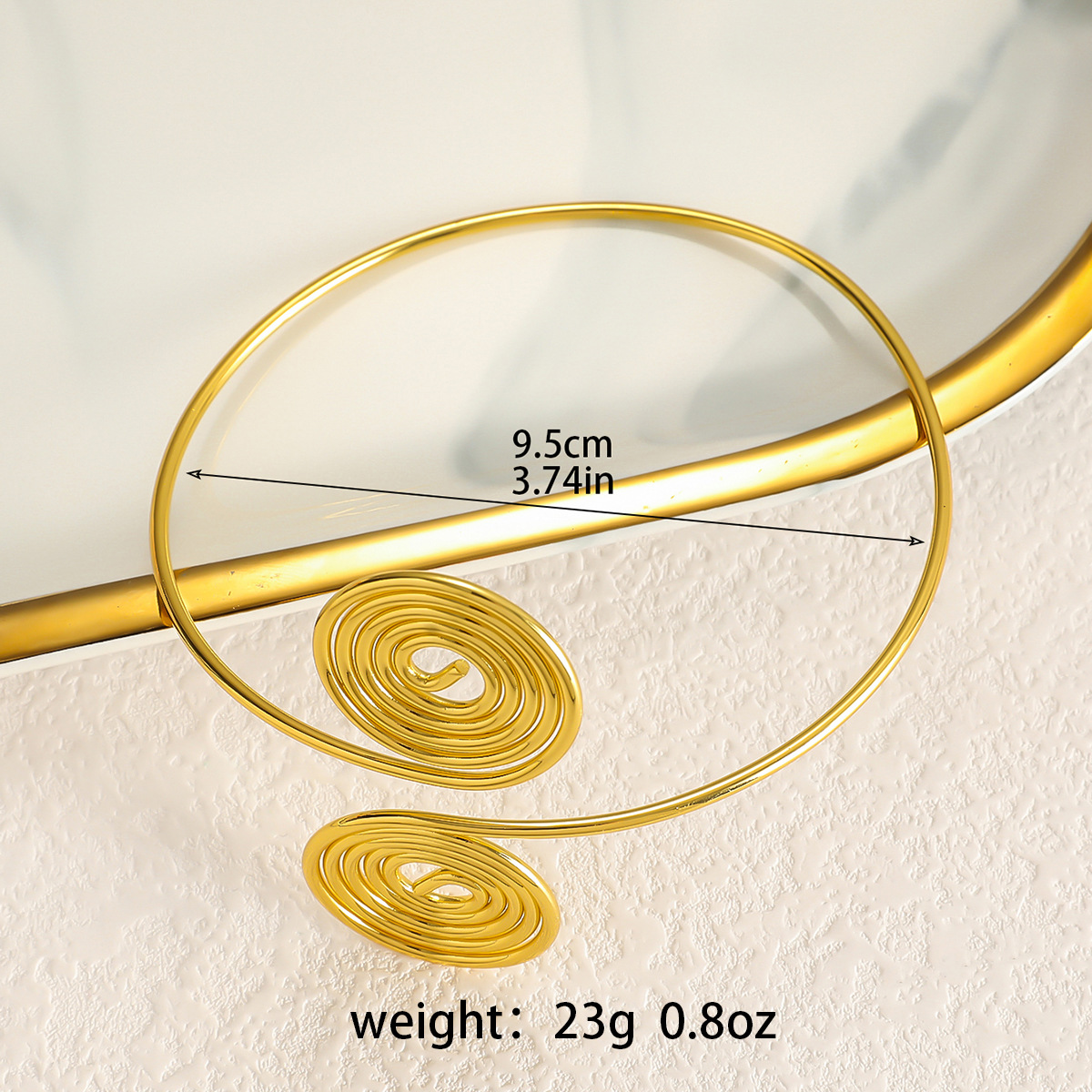 36g Weight arm bracelet Classification 1 Piece Quantity Daily Occasion Alloy Material Round, Curve, Leaves Pattern All Seasons Season Women's Gender Simple Style Style Wholesale Jewelry Simple Style Round Curve Leaves Alloy Arm Bracelet 11