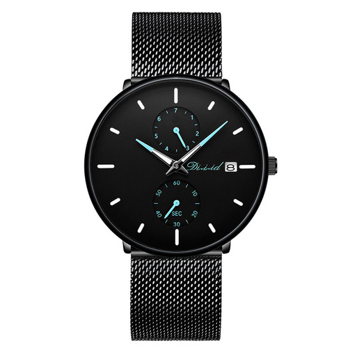 Diz  new watch men's watch mechanical student watch women's watch trendy waterproof electronic quartz watch one piece drop shipping
