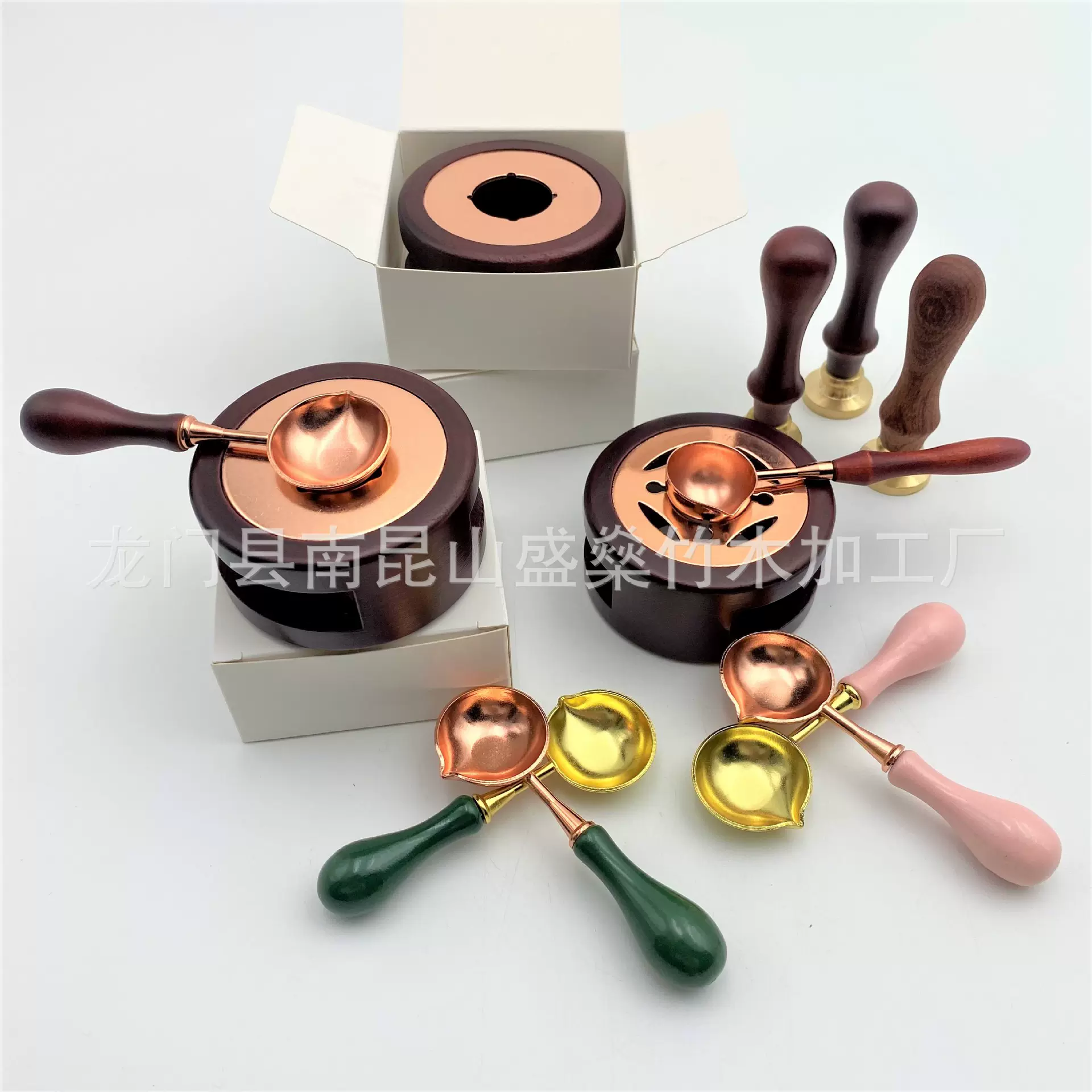 火漆小熔炉火漆炉火漆印章套装工具复古信封火漆蜡粒火漆勺子熔炉