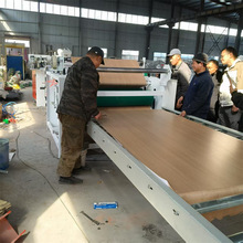 墙板覆膜机 pet膜冷胶热熔胶膜两用平贴机 竹炭木纤维板贴面机器