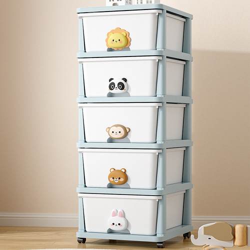Drawer-type toy storage cabinet snack cabinet storage cabinet household storage cabinet children's clothing storage box bedside table