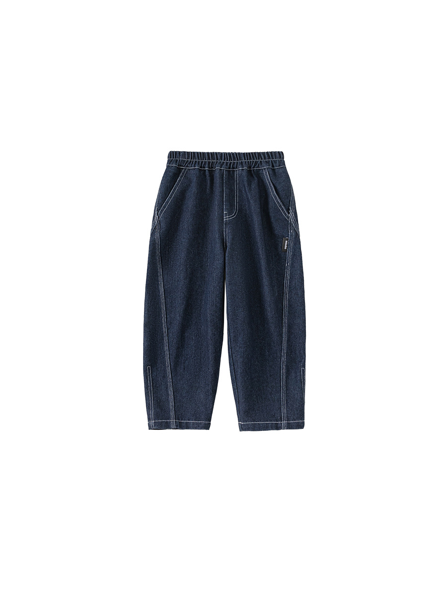 Yubao ropa infantil pantalones para niños primavera y otoño nuevos pantalones vaqueros primavera y otoño pantalones casuales para niños pantalones rectos sueltos