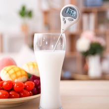 8807得力电子温度计壁挂式温度计湿度计方形温度计办公室家用