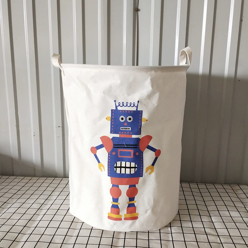 Cartoon laundry basket, big cloth, foldable storage system, toy, home decor