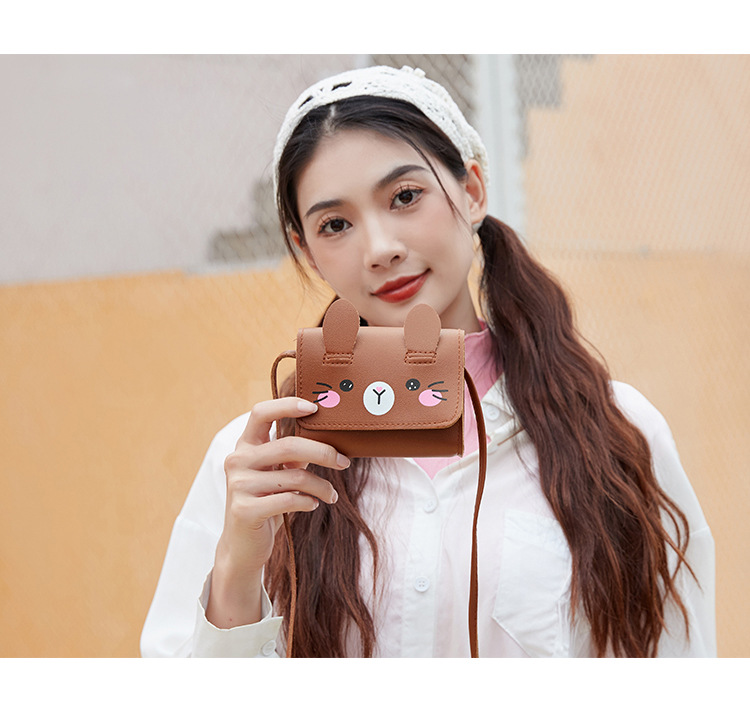 Women's bag 2023 new style cartoon crossbody small square bag mini bag mini gift bag children's bag