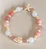S077-Cream Starfish Multicolor Bracelet #SZ610