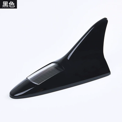 vehicle antenna LED roof flash lamp - black