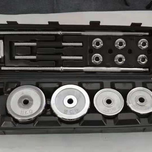 Ajustable Fabricante de barras tontas de galvanoplastia traje al por mayor desmontaje ajustable fitness ejercicio plástico músculo hierro fundido sólido hombres y mujeres