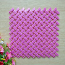 糖果色脚丫DIY自由拼接浴室防滑垫洗澡拼接淋浴地垫地毯