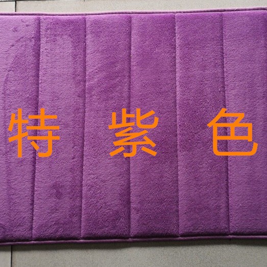 1.6cmサンゴの毛の記憶綿の浴室のマットの入り口のドアのじゅうたんのマットの台所の浴室の吸水のドアのマットのマットのマット