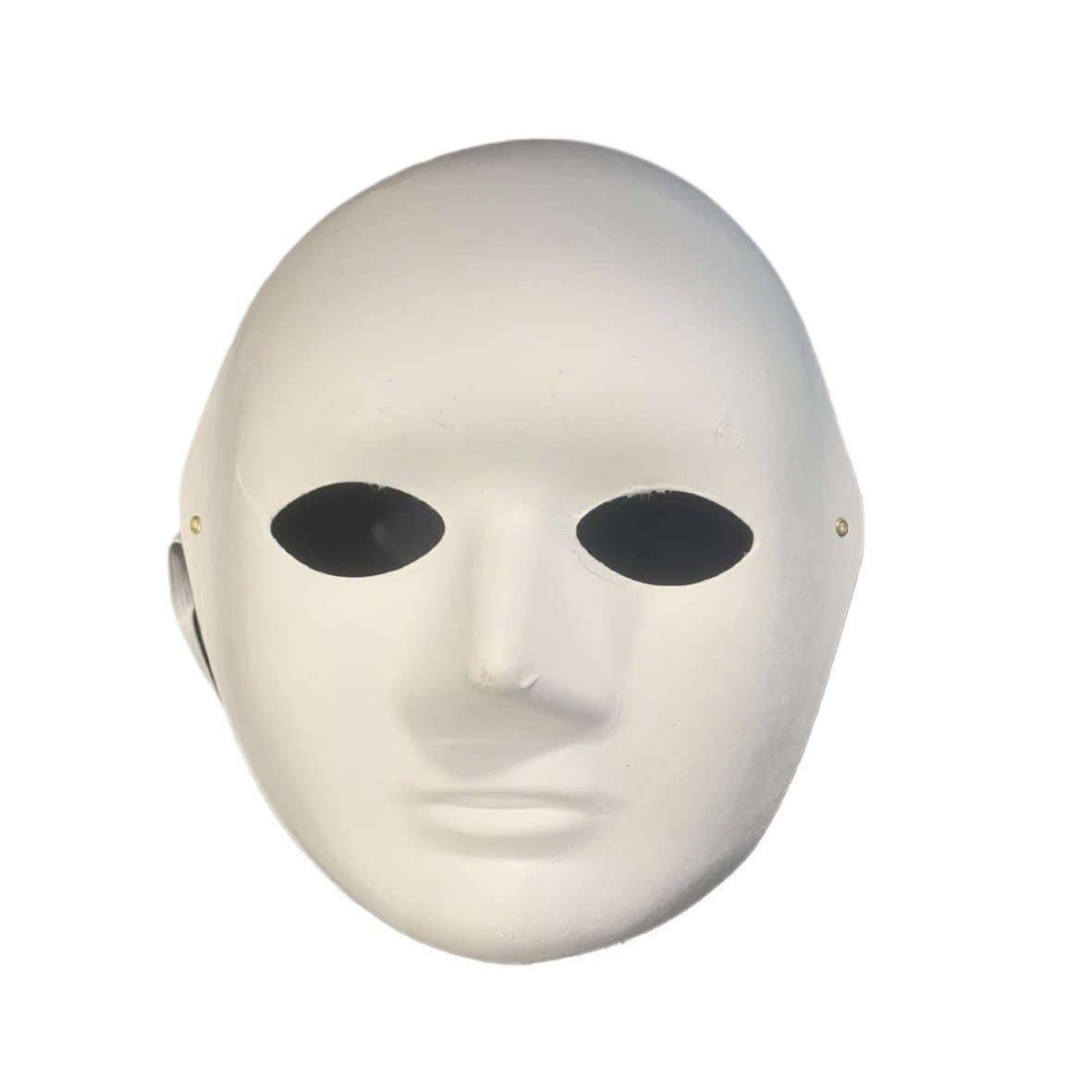 DIY White Embryo Hand-painted Pulp Mask Cat Face Fox Blank Peking Opera Mask Handmade Toy Men and Women Full Face Half Face