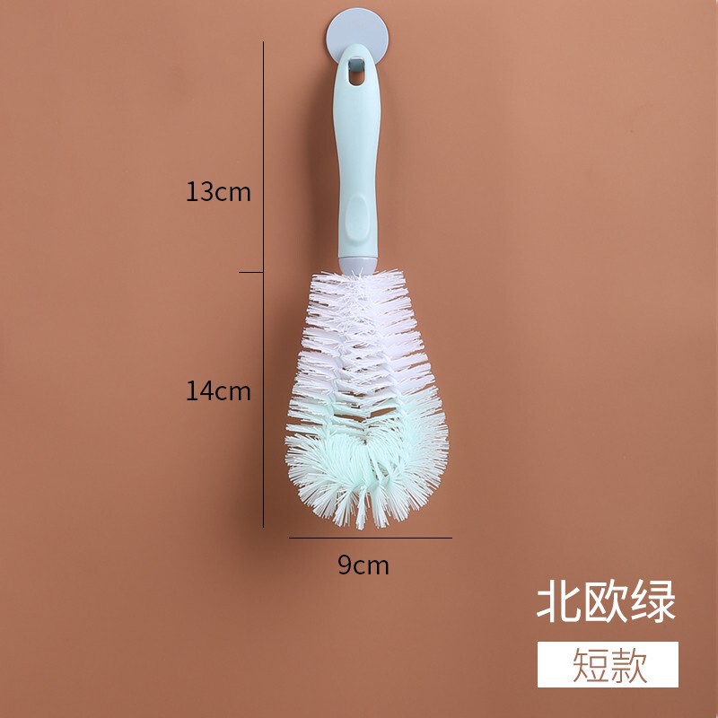 カップブラシは茶浸の長い柄のコップの哺乳瓶を洗って死角がなくて神器のグラスの水筒のコップの清潔なセットを洗います。|undefined
