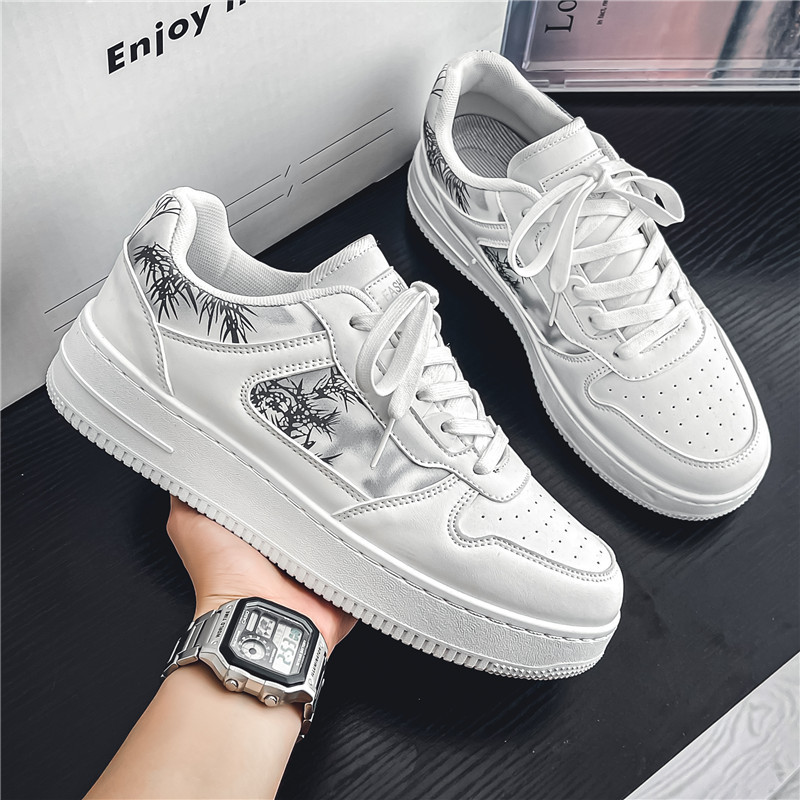 2026 nuevos zapatos de hombre de alto valor visual, zapatos casuales de moda, zapatos deportivos de estudiantes image 1