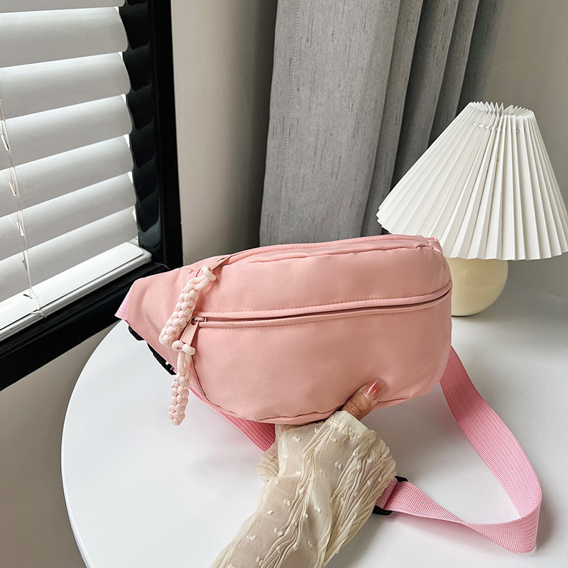 Bolsa de pecho para damas, simple y de gran capacidad, mochila casual japonesa, mochila de hombro para estudiantes, bolsa deportiva ligera.