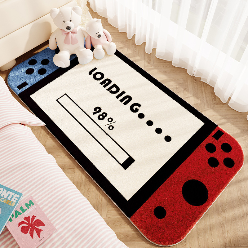Amazon temu ドロップシッピング ゲーム コントローラー イミテーション カシミア フロア マット バスルーム吸収性フット マット エントリー イージー ケア ドア マット|undefined