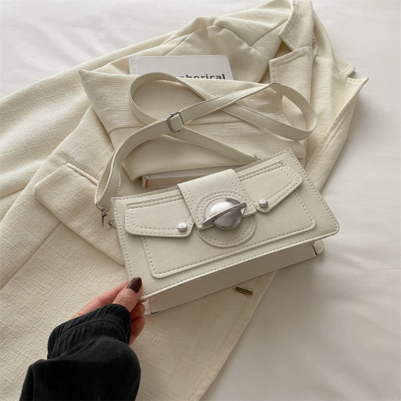 Nicho popular bolso cuadrado bolso pequeño bolso mujer 2024 nuevo otoño invierno moda brazalete textura mochila de hombro