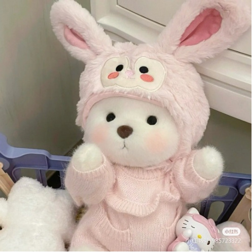 Suéter de coelho de gelo / Fantasia de Lena Bear 30CM (apenas fantasia vendida