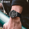 Swiss brand Kuest Kuer Shideon Business Rubber fully automatic mechanical watch Men's waterproof one generation