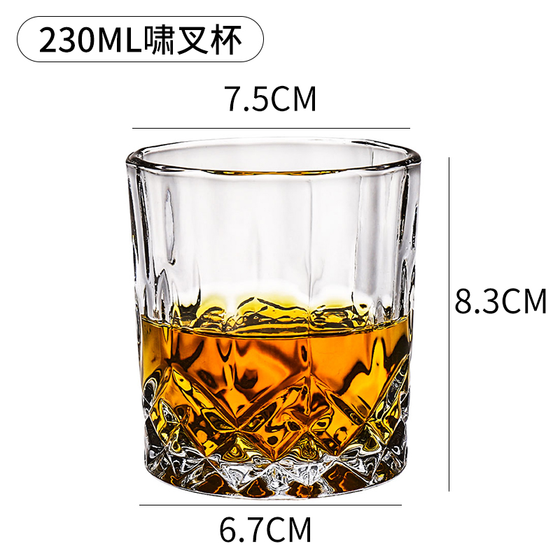 Vidrio de cristal creativo de cóctel de whisky conjunto de tazas de vino clásico tumbler bar cerveza