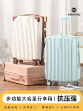 新款耐用复古多功能行李箱男女大容量拉杆箱万向轮旅行箱跨境包邮