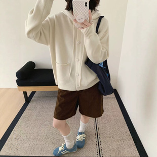 Hooded knit cardigan �nϵ�¿��Bñ���K���ſۼ�ɫ����ᘿ��_��